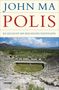 "JOHN MA POLIS. DIE GESCHICHTE DER GRIECHISCHEN STADTSTAATEN" über antikem Theater mit Bergen im Hintergrund., Buch
