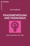 "Ute Gerhard: FRAUENBEWEGUNG UND FEMINISMUS. Eine Geschichte seit 1789." Feminismus-Symbol auf dunkelrotem Hintergrund., Buch