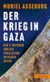 Text: "Muriel Asseburg - Der Krieg in Gaza: Der 7. Oktober und die Eskalation im Nahen Osten." Hintergrund: Satellitenbild der Küste., Buch