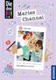 „Maries Channel“. Illustrationen einer Selfie-Szene mit drei Mädchen, umgeben von bunten Symbolen wie Mikrofonen und Sternen., Buch