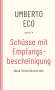 Umberto Eco (1932-2016): Schüsse mit Empfangsbescheinigung, Buch