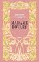 „Gustave Flaubert: Madame Bovary. Insel.“ Blassrosa Hintergrund, florale gelbe Verzierung., Buch