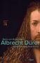 Texte: "Boris von Brauchitsch", "Albrecht Dürer", "Keine Freiheit ohne Kunst", "Insel". Eine gemalte Porträt-Hälfte von Dürer., Buch