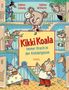 "Kikki Koala: Immer Krach in der Knödelgasse" steht in großen, bunten Buchstaben. Verschiedene Tiere in einem Treppenhaus., Buch