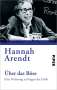 Hannah Arendt: Über das Böse, Buch