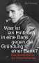 Bertolt Brecht: "Was ist ein Einbruch in eine Bank gegen die Gründung einer Bank?", Buch