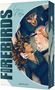 Text: "Cover Reveal folgt". Illustration: Ein blauer Bereich in der Ecke wird zurückgefaltet, darunter ein helles, wolkiges Muster., Buch