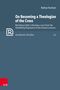 Text oben: Nathan Runham. Groß: On Becoming a Theologian of the Cross. Unten rechts: Academic Studies 112. Links ein stilisiertes Logo., Buch