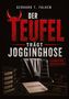 „Der Teufel trägt Jogginghose“ von Gerhard T. Falken. Ein Schreibtisch mit Dokumenten, Tasse und einem Sessel., Buch
