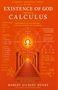 „A FORMAL SCIENTIFIC PROOF OF THE EXISTENCE OF GOD THROUGH CALCULUS“ steht groß. Orange Hintergrund, symmetrische Grafik., Buch