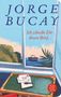 "Jorge Bucay. Ich schreibe Dir diesen Brief..." Illustration: Schreibtisch am Fenster, Ausblick auf ein Meer und Schiff.