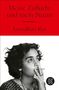 "Meine Zuflucht und mein Sturm" von Arundhati Roy. Schwarz-weißes Foto einer nachdenklichen Frau, ein Logo unten rechts.