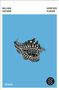 Text: William Golding, Herr der Fliegen, Roman. Illustration: Schwarz-weiße Maske auf blauem Hintergrund., Buch