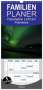 Kirstin Grühn-Stauber: Familienplaner 2024 - Faszination Licht am Polarkreis mit 5 Spalten (Wandkalender, 21 x 45 cm) CALVENDO, Kalender
