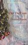 Text: "Ulrich Ernst Ludwig", "Der Duft von toten Rosen", "Kriminalroman". Trockene Rosen an abstraktem Hintergrund., Buch
