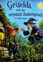 "Griselda und der verpatzte Zauberspruch" von Sibylle Limbach. Eine Hexe mit Gießkanne, sprechender Besen, Zauberer auf dem Besen., Buch