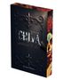 „CHIVA addicted to her“, Dana Jai, Lycrow Verlag. Dekorative Ornamentik, bunte Frau mit Totenkopf-Make-up an der Seite., Buch