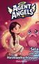 „Agent Angels“, „Sela und der Heimwehschlepper“ von Chris Kersh. Illustration: Mädchen tröstet weinendes Wesen., Buch
