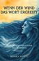 Eine blaue Illustration zeigt ein Gesicht im Profil, das in den Wind zu singen scheint., Buch