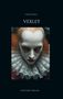 "Chris Engels, Vexley, A Mystery Thriller." Ein blasses Gesicht mit spitzen Augen und Spitzenkragen., Buch