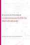 Rudolf Steiner: Geisteswissenschaftliche Menschenkunde, Buch