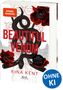 "BEAUTIFUL VENOM", Rina Kent, Dark Romance ab 18, schwarze Schlange, rote Blumen, Rasiermesser, florale Muster., Buch