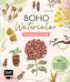 Vanessa May: Boho Watercolor - Flowers & Garden, Buch