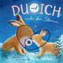 „DU und ICH unter den Sternen“. Zwei Hasen kuscheln auf einer Wiese unter einem Sternenhimmel., Buch