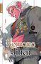 Der Text lautet: "Kemono Jihen: Gefährlichen Phänomenen auf der Spur." Ein muskulöser Mann mit rosa Haut und Orden an seiner Uniform., Buch