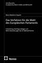 Marie-Madeline Dippold: Das Verfahren für die Wahl des Europäischen Parlaments, Buch