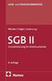 LEHR- und PRAXISKOMMENTAR, SGB II Grundsicherung für Arbeitsuchende, 9. Auflage, Nomos Verlag, roter Hintergrund., Buch