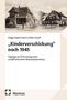 Text oben: "Helge-Fabien Hertz | Peter Graeff". 
Darunter: "„Kinderverschickung“ nach 1945". 
Es zeigt historische Gebäude. Nomos-Logo unten., Buch