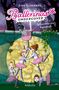 Titel: "Ballerinas Undercover", "Spitzentanz und Superkraft". Illustration von Ballerinas auf einer Steinmauer, nachts., Buch