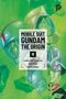 Text: "Mobile Suit Gundam The Origin IX". Illustration mit drei Figuren in Raumanzügen vor grünem Hintergrund., Buch