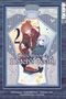"Once Upon a Witch's Death", Vol. 2. Zwei Figuren in stilisierter Flasche, blau und lila Farbtöne, verspieltes Design., Buch