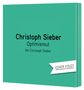 "Christoph Sieber, Optimismut, Mit Christoph Sieber." Grünes Cover, Banner mit "Cover folgt"., MP3-CD