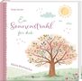 „Ein Sonnenstrahl für dich“ von Tanja Sassor, „Kleine Mutmacher“. Illustration mit Baum, Sonne, Wolken, Herzen., Buch