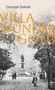"Christoph Zielinski, VILLA WUNDERGOLD, Roman." Schwarzweiß-Szene eines Platzes mit Statue und Bäumen, herbstliches Ambiente., Buch