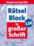 Eberhard Krüger: Rätselblock in großer Schrift 126 (5 Exemplare à 2,99 EUR), Buch