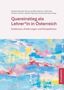 "Quereinstieg als Lehrer*in in Österreich. Evidenzen, Erfahrungen und Perspektiven." Buntes abstraktes Muster darunter., Buch