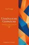 "Axel Lange: Unmögliche Gespräche - Gedanken jenseits der Zeit." Links roter Balken, rechts bunte geometrische Muster., Buch