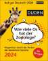 Ines Balcik: Duden Auf gut Deutsch - Wie viele Os hat der Zooologe? Tagesabreißkalender 2024, KAL