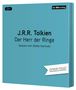 J.R.R. Tolkien, Der Herr der Ringe, Gelesen vom Stefan Kaminski; Hörbuch-Cover in Türkis mit weißem "Cover folgt"-Banner., MP3-CD