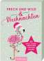 : Frech & wild & Weihnachten. Adventskalender Kartenbox mit 24 Gute-Laune-Kärtchen für den Advent, Buch