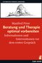"Beratung und Therapie optimal vorbereiten" von Manfred Prior. Oben ist eine Cartoon-Zeichnung eines Mannes am Telefon., Buch