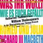 William Shakespeare: Katharina Thalbach liest William Shakespeare in der Übersetzung von Thomas Brasch, MP3,MP3