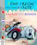 Chisato Tashiro: Fünf freche Mäuse fahren ein Rennen (Buch mit DVD), Buch