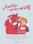 „Masilda und der rote Wolf“; darunter „Petra Josefina Stibitzová & Jana Šrámková“. Eine Illustration zeigt einen roten Wolf mit Matrosenmütze und Kind mit Rettungsringen.