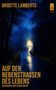 Text: "BRIGITTE LAMBERTS", "AUF DEN NEBENSTRASSEN DES LEBENS", "KURZKRIMIS UND ERZÄHLUNGEN", "ADAKIA VERLAG" mit Logo. Nachtstraße mit Licht., Buch