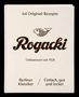 "64 Original-Rezepte. Rogacki. Delikatessen seit 1928. Berliner Klassiker / Einfach, gut und lecker." Illustrative Gestaltung.